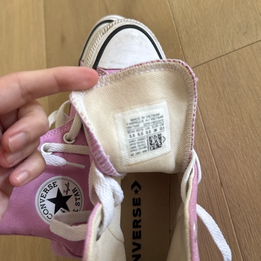 Converse chuck taylor all stars pink high top size 5.5 - Picture 8 of 8